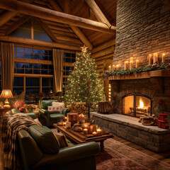 Fototapeta premium Christmas Tree Radiant Oasis 