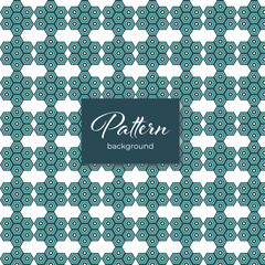 Abstract blue polygonal pattern background. Vector seamless
