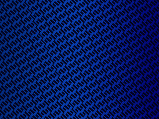 Blue metal texture steel background. Luxurious steel ornament. Perforated metal sheet.