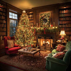 Christmas Tree Ornate Serenity
