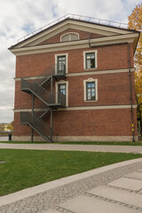 facade of one of the building of park New Holland