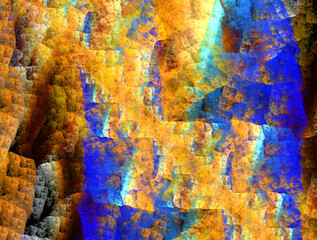 Imaginatory fractal abstract background Image