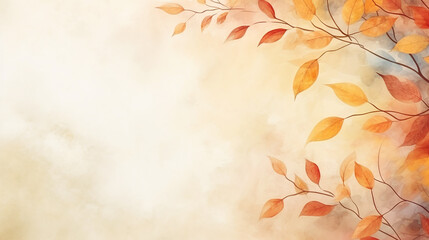 Autumn Watercolor Art