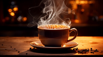 Aromatic Coffee Steam