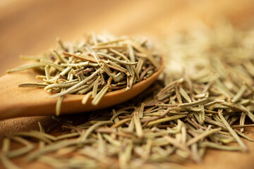 Dried rosemary, dried food ingredient	