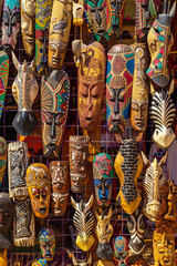 Souvenirs at the market in the famous Nubian village.