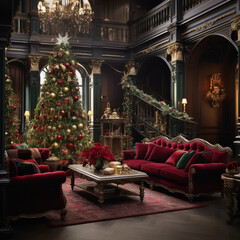 Christmas Tree Ornate Opulence
