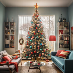Christmas Tree Lustrous Lights
