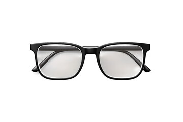Blank Eyeglasses Frame Mockup on transparent background.