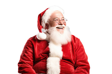 Happy Santa Clous figure PNG Transparent