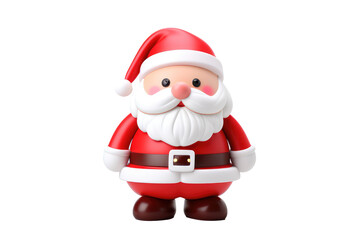 Happy Santa Clous figure PNG Transparent