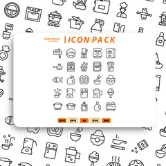 Fototapeta na wymiar Cooking Icon Pack