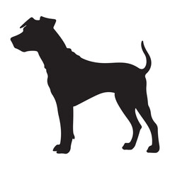 cooper dog black Silhouette
