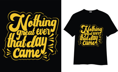 Typography t shirt design 
