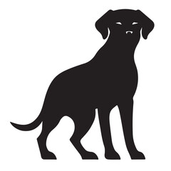 cooper dog black Silhouette
