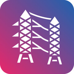 Electric Tower Icon Style