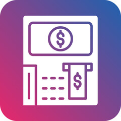 Atm Fees Icon Style