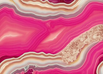 The illustration of 
pink agate pattern, ai contents by firefly