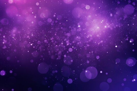 Fototapeta Abstract purple sparkle particles background