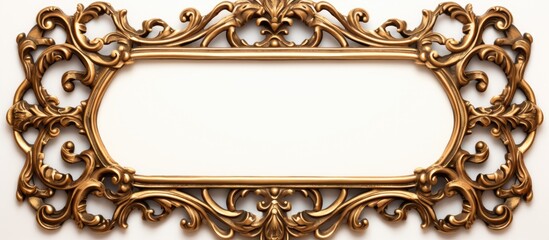 Gorgeous colored photo frame standing alone against a white backdrop