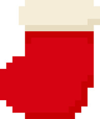 pixel Christmas Socks