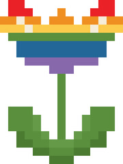 flowers pixel 