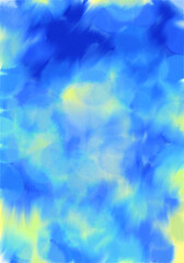 青と黄色のグラフィック素材