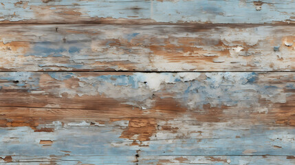 Weathered wood with peeling paint seamless texture