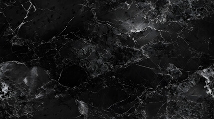 Polished black granite with silver flecks texture