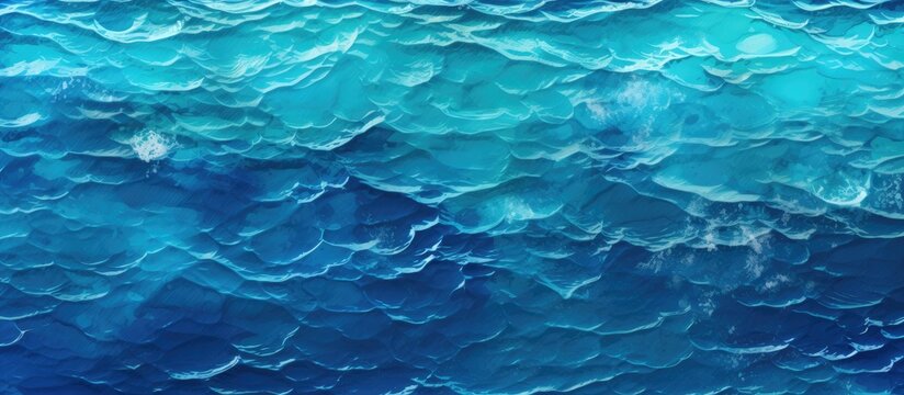 HD Background of Turquoise Ocean Surface Pattern Texture of Deep Blue Waters with Planktons Backdrop of Phytoplankton Bloom in the Barents Sea Photo has been manipulated with elements from 
