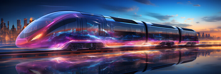 Futuristic high speed train