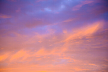 Background of sky and clouds in morning natural weather.
