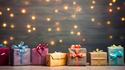 gift box with ribbon