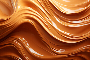 Abstract orange wavy wallpaper background