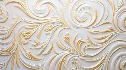 Luxury semi-gloss wall background: elegant white.