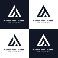 Creative Letter A A, AC, CA, AD, DA Logo Design Icon AA, AC, CA, AD, DA Icon