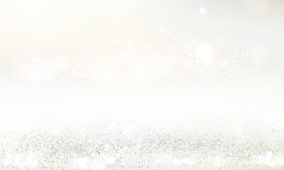 Vector abstract background white light bokeh christmas holiday