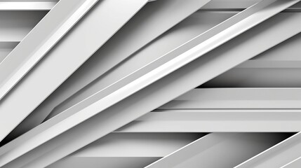 White lines abstract background. Ai generative