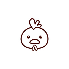 cute coloring book chicken set