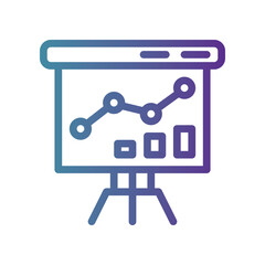 analysis gradient icon