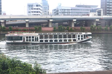 Naklejka premium 隅田川の風景