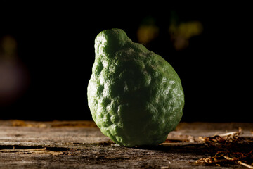 Kaffir lime balls and leaves