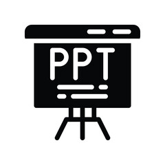 ppt glyph icon