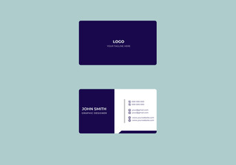 Authentic Professional Double Side Modern Business Card - Creative and Clean Business Card Template..