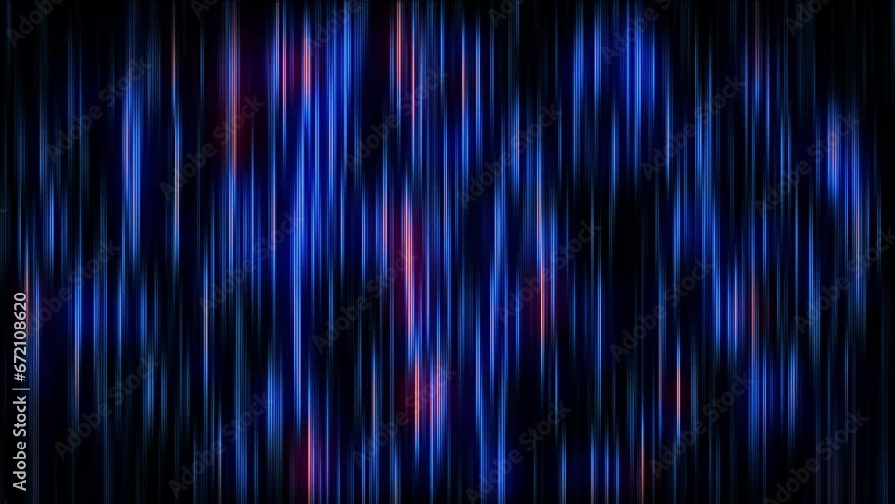 Poster abstract vertical light stripes transform and move. neon lines, digital background, seamless loop