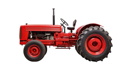 Obraz premium Red Tractor