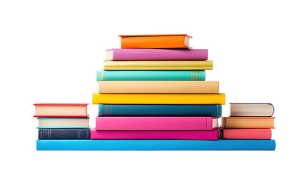 Colorful Books Isolated