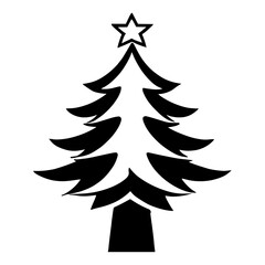 Obraz premium Christmas Tree Svg Vector, Christmas Svg, Christmas Tree Svg, Christmas Clipart, Christmas Tree Png, Christmas Digital,Cricut,Silhouette