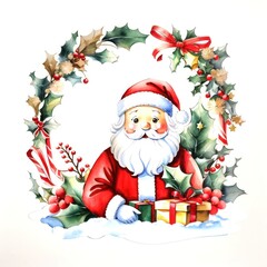 Watercolor Christmas Decoration Element