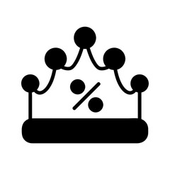 Crown Glyph Style in Design Icon